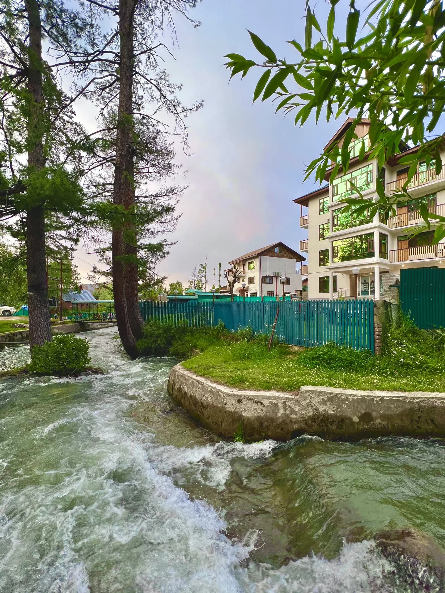 Snow-covered mountains surrounding Gulmarg, Kashmir